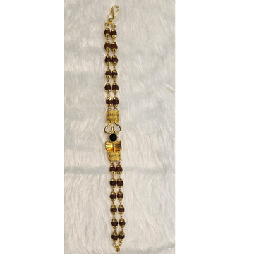 916 gold mahakal design rudrakash bracelet by Sangam Jewellers